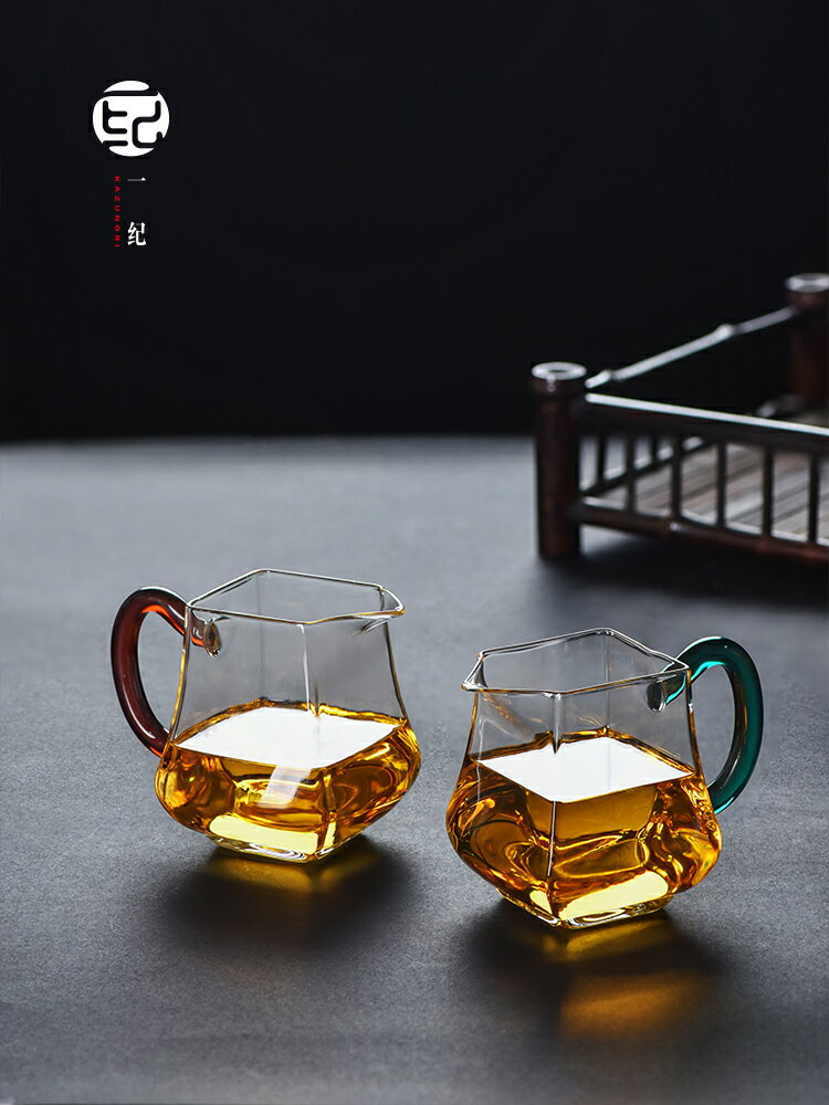大號四方玻璃公道杯加厚耐熱透明勻杯高檔公杯家用功夫茶海分茶器