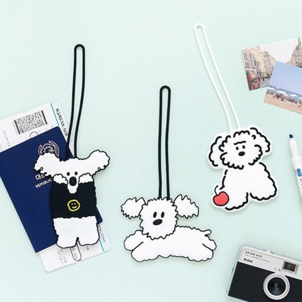 韓國文創 Romane 行李吊牌 ver.3 可愛吊牌｜掛牌 吊飾 行李箱 Brunch Brother 日本進口 - 韓國文創 行李箱吊牌 Romane 行李吊牌 出國 ver.3 可愛吊牌 掛牌 日本進口 吊飾 行李箱 Brunch Brother