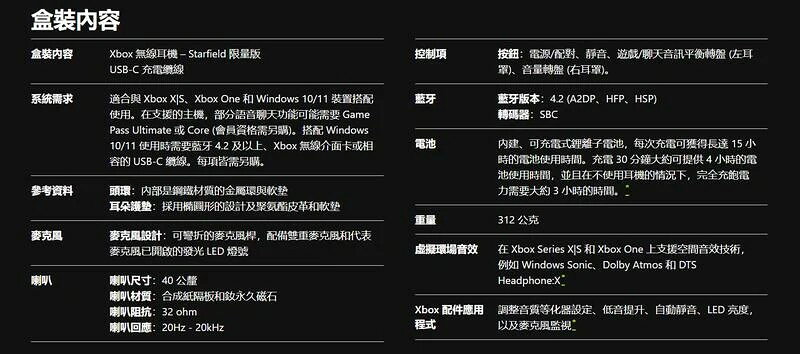 ●秋葉電玩● 現貨 Xbox Sarfield 星空 耳機 無線耳機 限量版 平行輸入貨 4