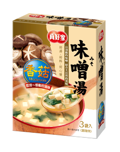 【真好家】新-香菇味噌湯(11gx3包入)-奶素