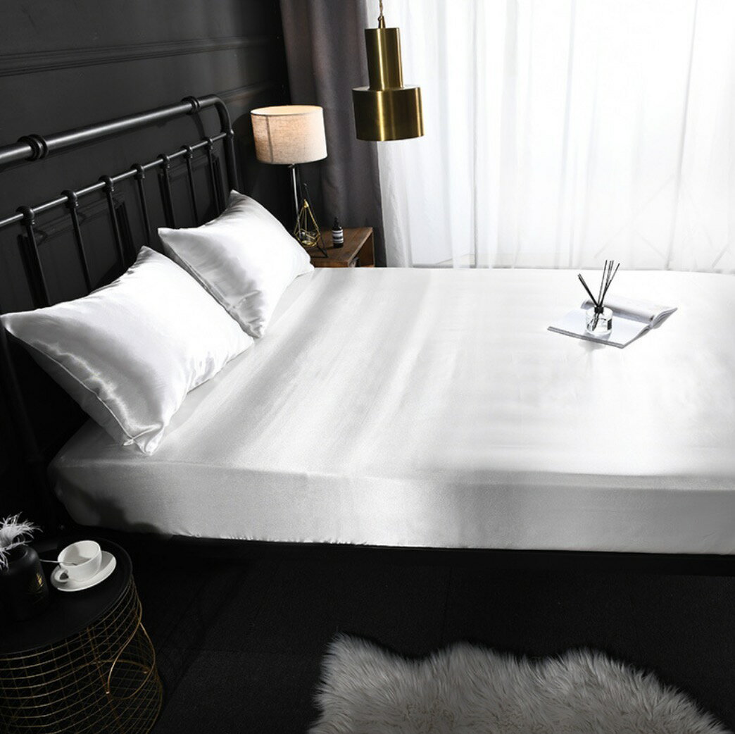 Arvo Home 光滑緞面絲滑涼感加高35公分床包 Stacey Boutique Rakuten樂天市場