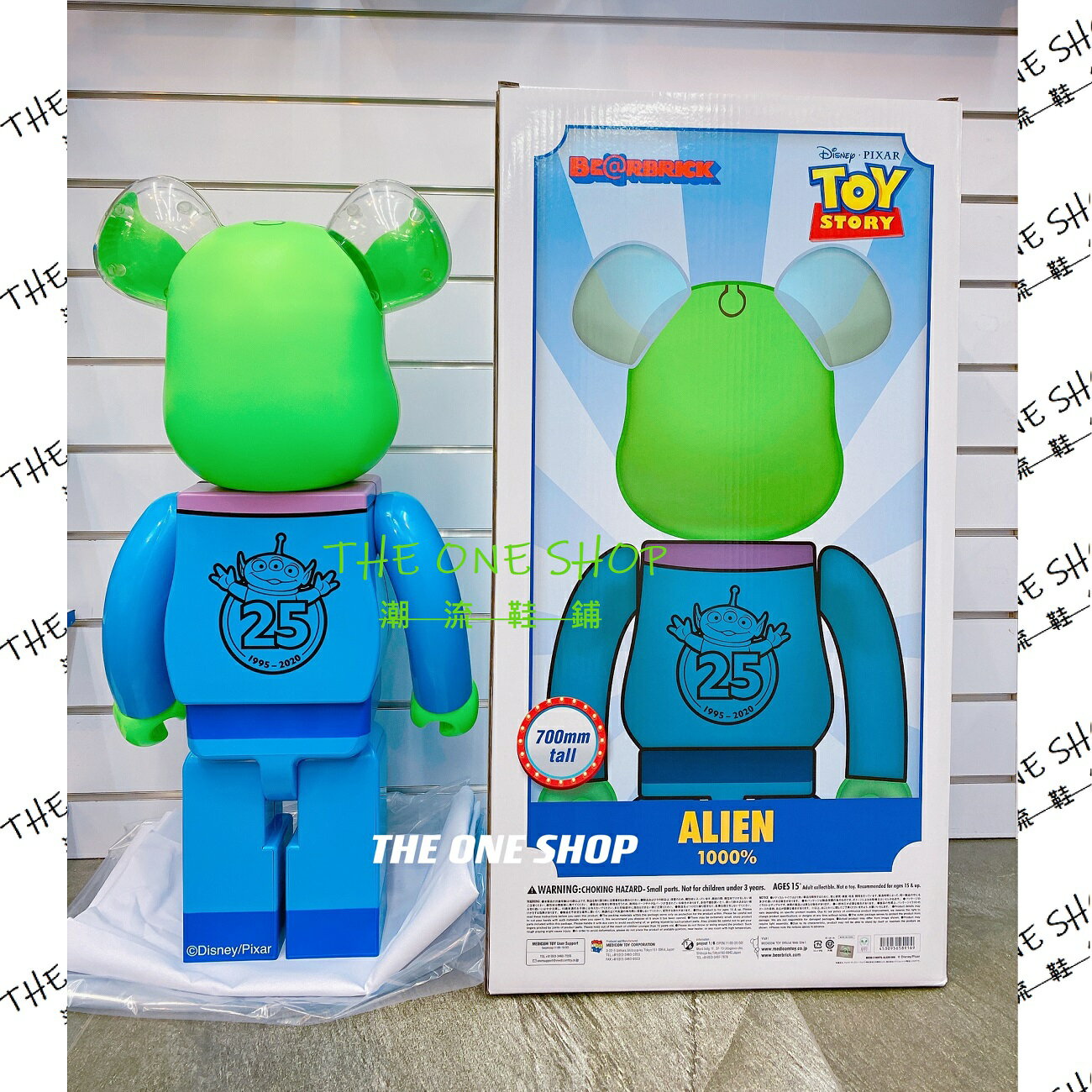 BE@RBRICK Alien TOY STORY Mickey Mouse 米奇米老鼠三眼怪熊公仔熊 