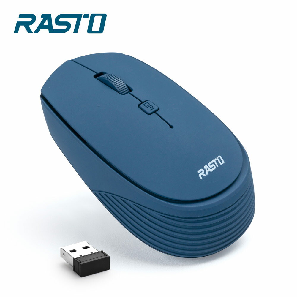 3C精選【史代新文具】RASTO RM12 文青風超靜音無線滑鼠