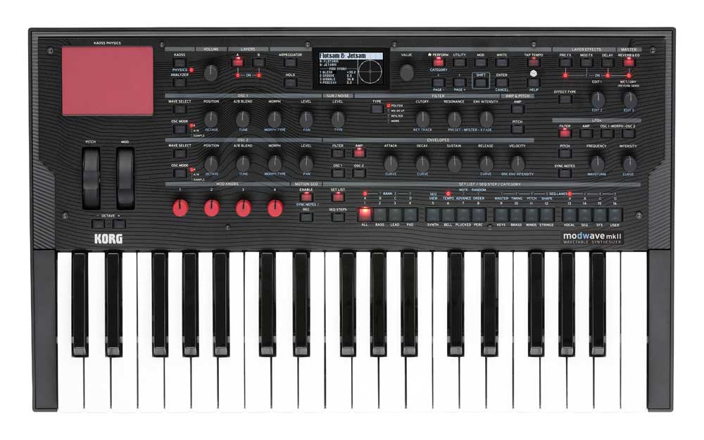全新 KORG modwave mk II 合成器 合成鍵盤 MIDI鍵盤 37鍵 日本代購