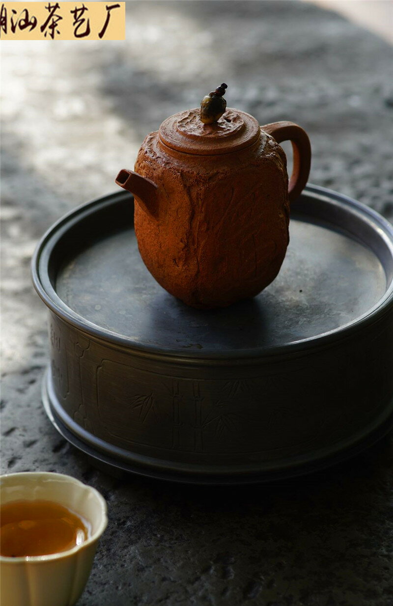 潮汕手工刻花錫茶盤茶船茶海茶池壺承茶托圓仿古| 協貿國際日用品生活6 