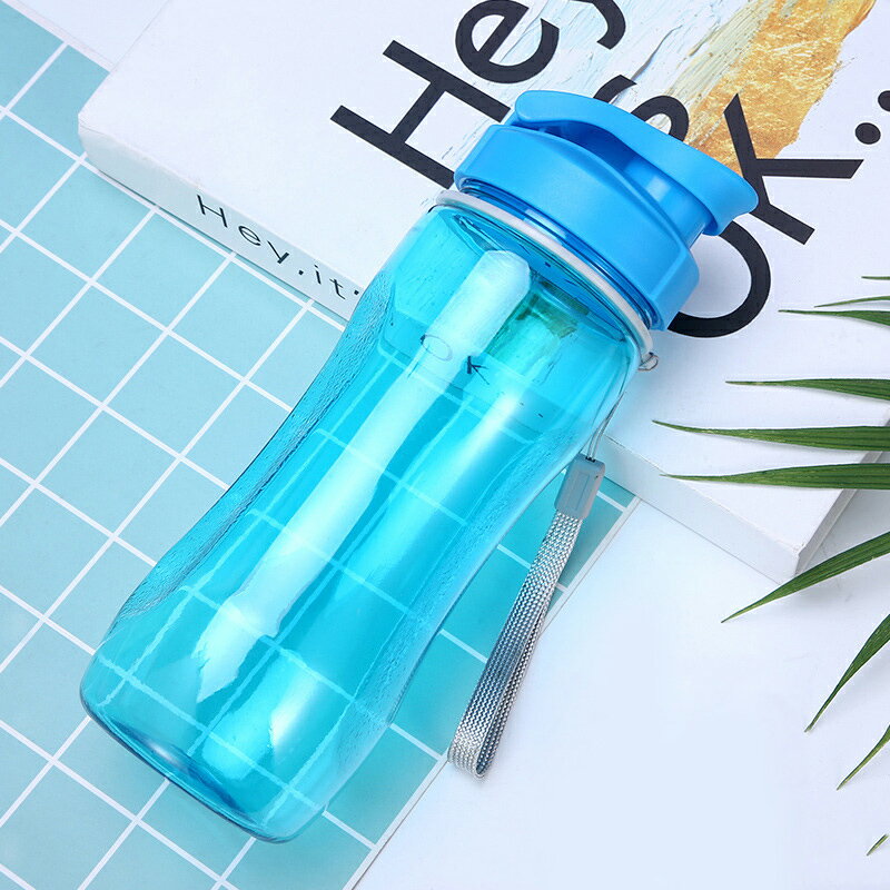 提繩杯蓋濾網運動水壺 600ml 運動水瓶 透明水壺 透明杯 隨手杯 隨身杯 直飲杯 隨身瓶【HC033】普特汽車精品
