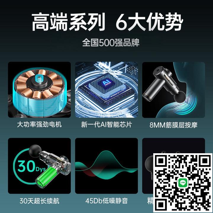康佳按摩筋膜槍迷你便攜經絡按摩儀MINI電動沖擊健身保健器筋膜槍