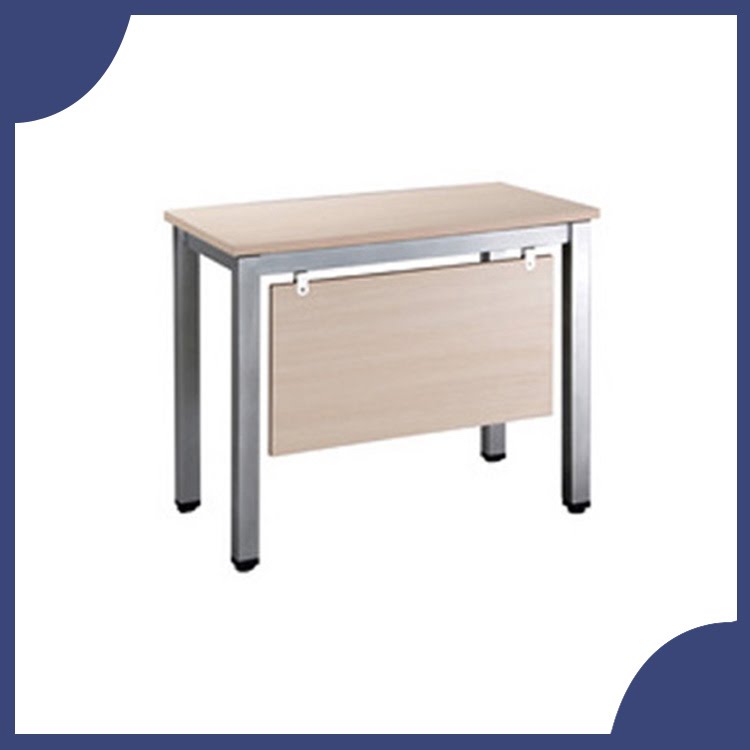 『商款熱銷款』【辦公家具】TSA-90 白橡木側桌 烤銀方形4E 辦公桌 辦公桌 書桌 桌子