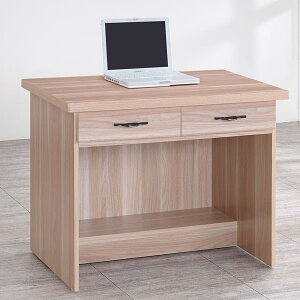 雪琪3尺二抽書桌-原木色❘電腦桌/書桌/工作桌/辦公桌/學生書桌【YoStyle】