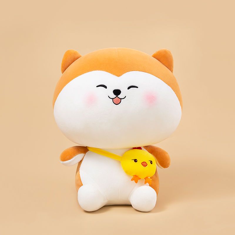 臺灣公司貨/可開票 抱枕 靠枕 枕頭 柴犬饅頭可愛毛絨玩具娃娃睡覺抱枕兒童玩偶床上陪睡女孩生日禮物