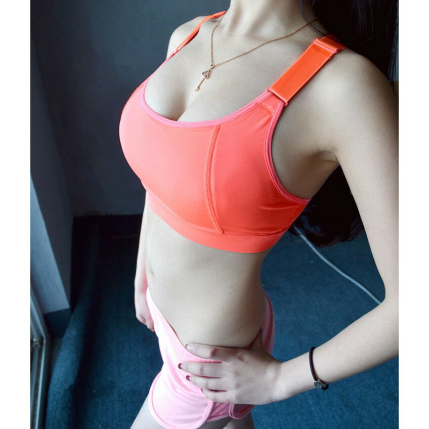 運動內衣 美背 無鋼圈內衣 無痕內衣 無鋼圈背心 7色 防震速乾 適合瑜伽夜跑健身有氧舞蹈 深V集中 櫻桃嚴選 2