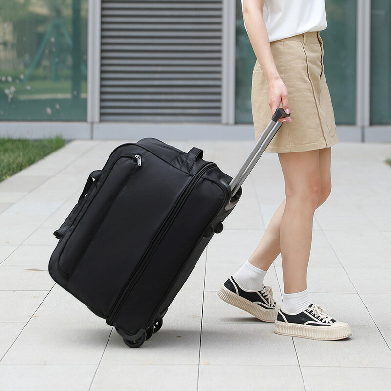 拉桿包旅游男女手提旅行袋大容量行李包登機箱包可折疊短途旅行包