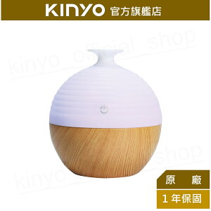 【KINYO】霧化香氛水氧機(ADM-305) 加濕器 6色漸變燈 USB供電 | 香燻