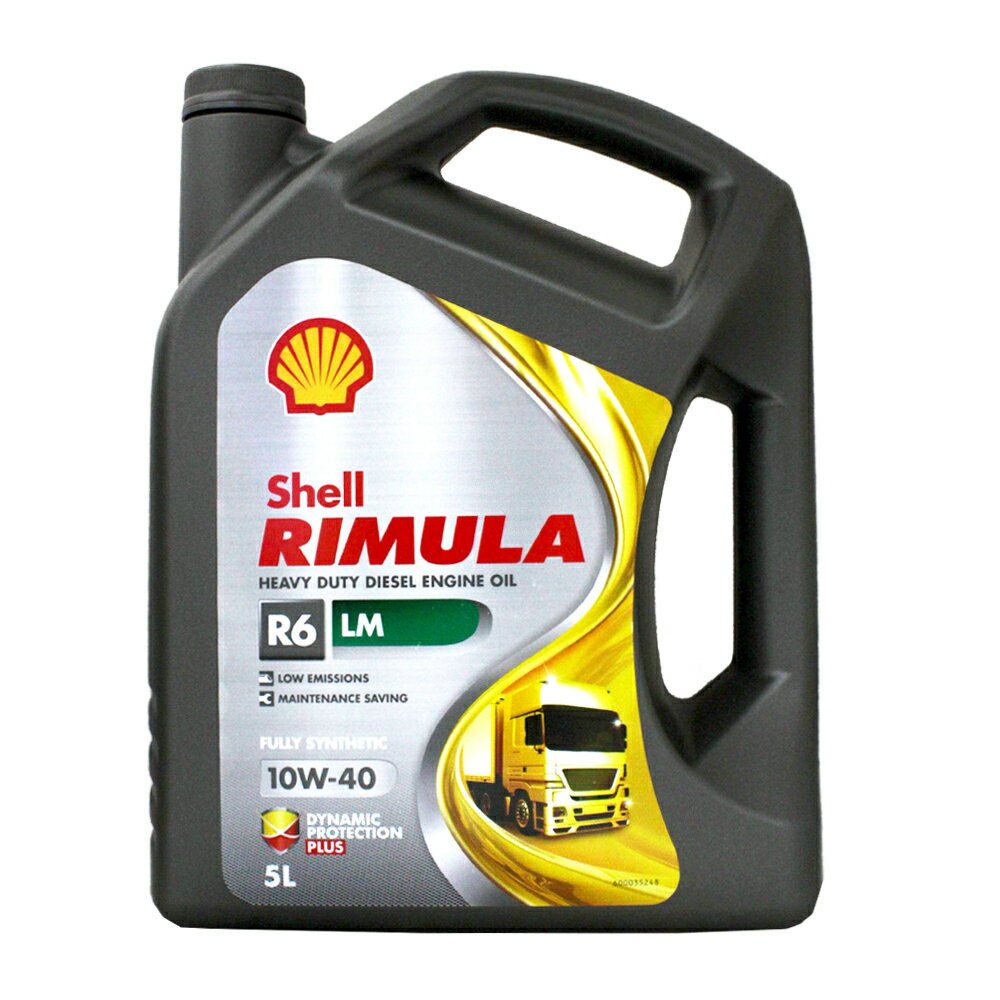 【22%點數回饋】SHELL Rimula R6 LM 10W40 商用柴油車 5L【限定樂天APP下單】