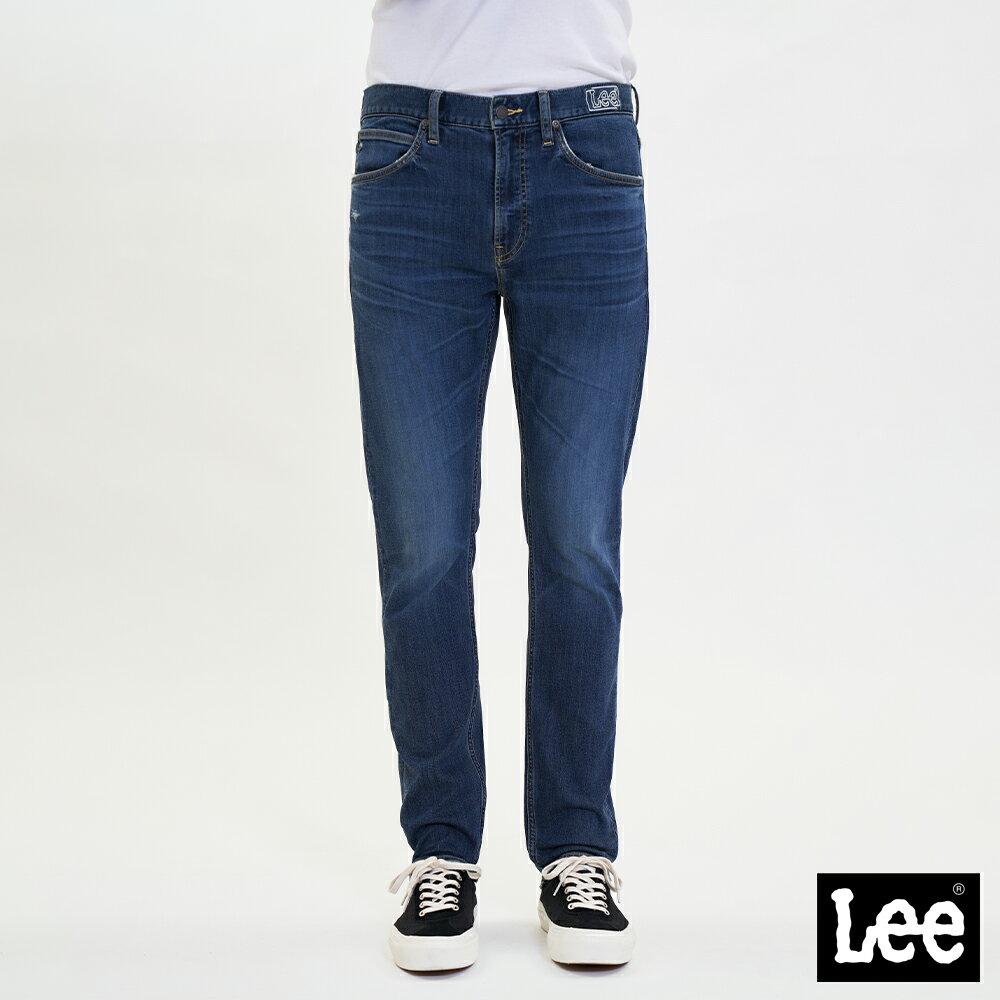 Lee 705 中腰標準小直筒牛仔褲 男 Modern 中藍LL220239189