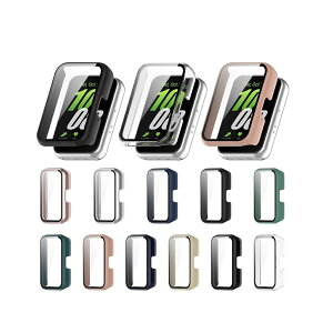【PC+鋼化玻璃一體錶殼】適用 三星 Galaxy Fit3 SM-R390 智慧手錶 硬殼 透明殼