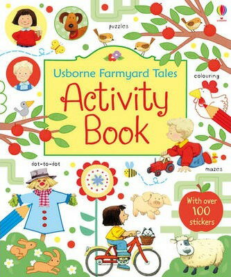 英國 Usborne 農場故事活動書 貼紙遊戲書＊夏日微風＊