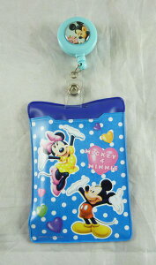 【震撼精品百貨】Micky Mouse 米奇/米妮 票夾-藍【共1款】 震撼日式精品百貨