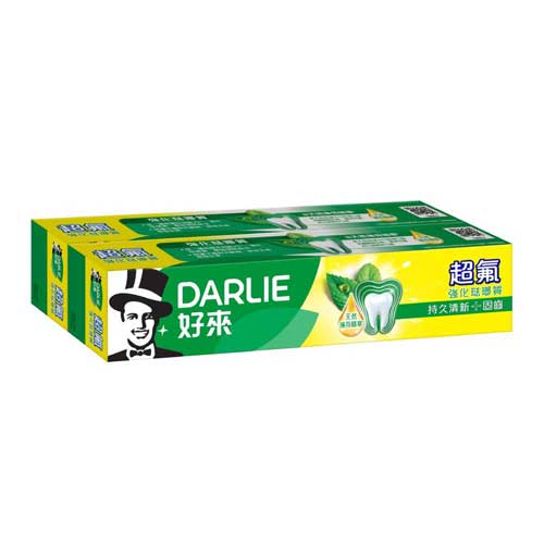好來DARLIE 超氟強化琺瑯質牙膏 250gX2入