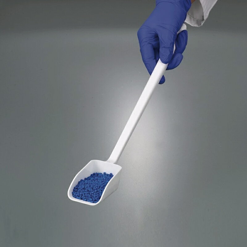 《burkle》無菌長柄採樣勺 白色 Sampling scoop, long handle, disposable