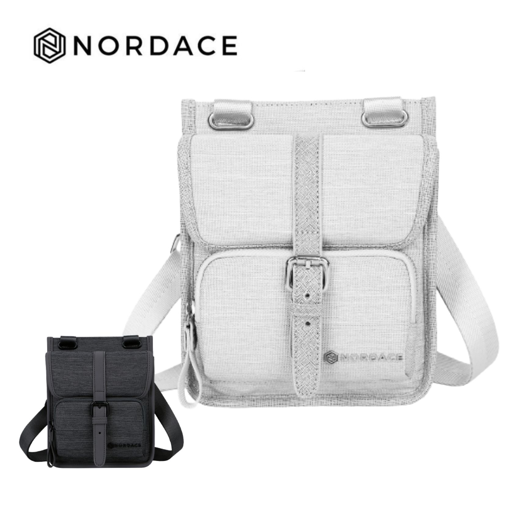 Nordace Comino頸掛包 旅遊 撥水 側背包 收納包 - 多色任選 (灰色)