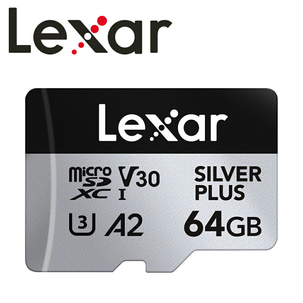 Lexar 雷克沙 64GB microSDXC UHS-I A2 U3 V30 記憶卡