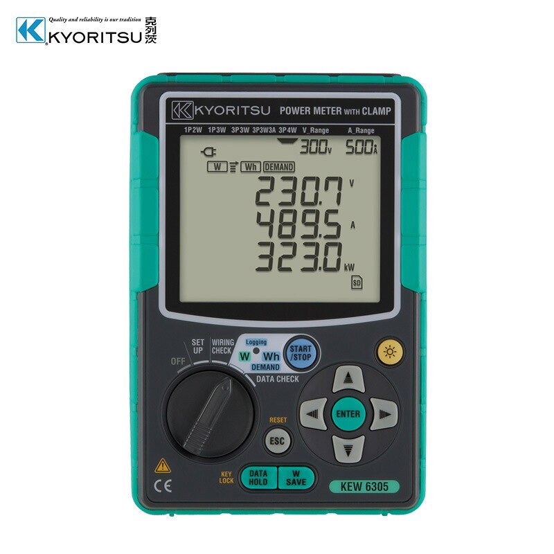 議價日本共立/（KYORITSU）KEW6305電能質量分析儀 主機。{鑫弘-工葉電器}可開發票
