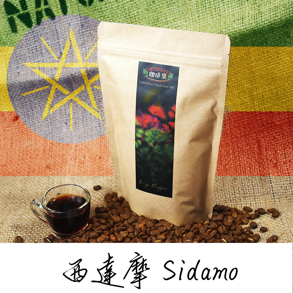 【咖啡集CoffeeDays】衣索比亞 西達摩sidamo 日曬咖啡豆(450g/一磅)