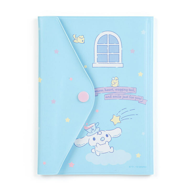 【震撼精品百貨】大耳狗 Cinnamoroll Sanrio 大耳狗喜拿卡片收納夾-藍#70087 震撼日式精品百貨