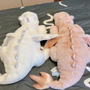 小飛龍雪龍毛絨玩具抱著睡覺的恐龍玩偶可愛柔軟生日禮物女生
