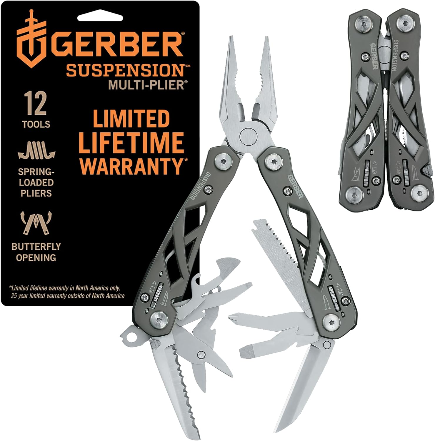 [o美國直購 ] Gerber 01471 Suspension Butterfly Opening Multi-Plier with Sheath 懸浮多功能工具鉗