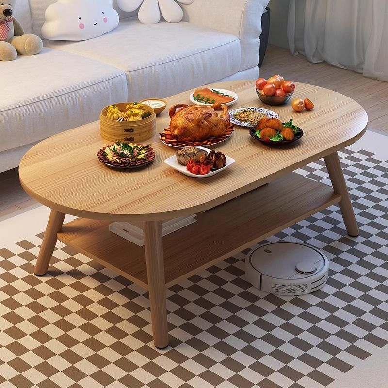 茶幾餐桌一體出租房用客廳小戶型新款茶幾餐桌二合一