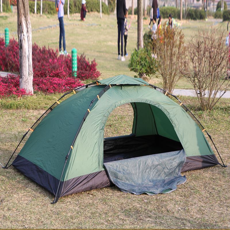 戶外帳篷小型簡易免搭建釣魚野營防暴雨防風便攜式郊游全自動房子