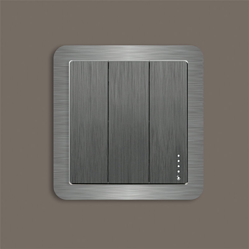 現代輕奢簡約窄邊開關貼墻貼開關保護套開關燈開關裝飾套插座免粘 1