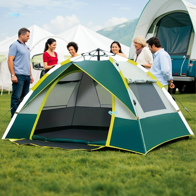 Double Door Double Window OutsIDe Folding Portable Camping