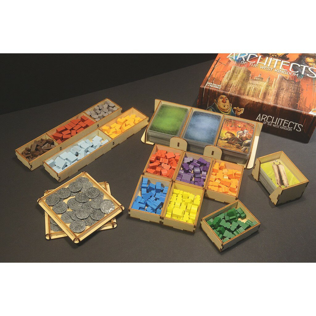 【桃園桌遊家】西國建築師 Architects of the West Kingdom 桌遊收納盒【免膠組裝】【烏鴉盒子 1