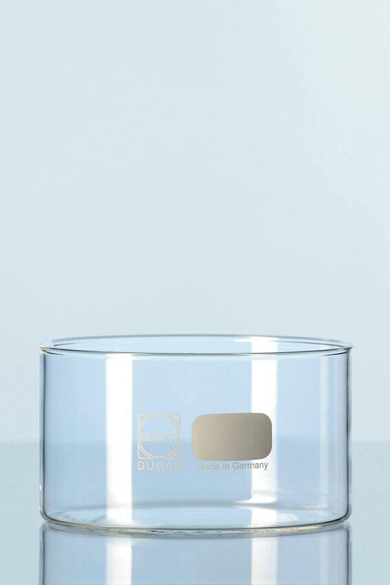 《德國 DWK》德製 DURAN 不具嘴 玻璃結晶皿 100ml【1個】 直徑70mm 實驗儀器 玻璃容器