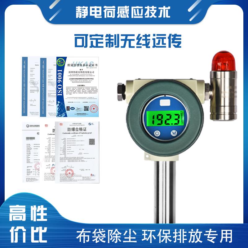 【最低價 公司貨】布袋除塵器檢漏儀粉塵濃度檢測  管道式煙塵顆粒物探頭插入式防爆 1