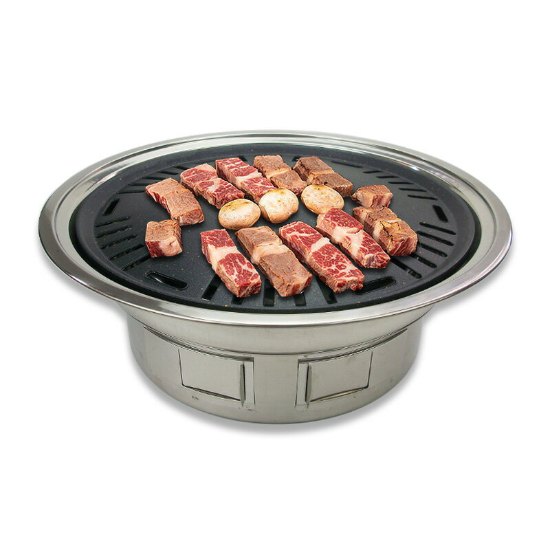 免運 韓式不沾燒烤烤肉碳爐燒烤架子鐵板烤盤烤串爐家用戶外商用炭爐子