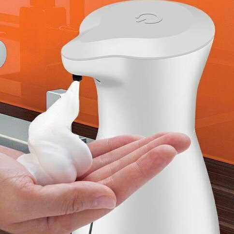 殺菌防疫 自動出泡 免接觸 免打孔智能感應充電款泡沫洗手機洗手液家用皁液器兒童抑菌全自動洗手