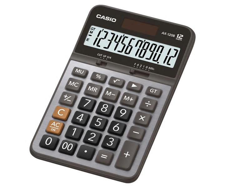 【文具通】CASIO 卡西歐 AX-120B 12位 計算機 約25x110.5x175.5mm L5140125【APP滿額下單10%點數(單一帳號最高1000點)】9/30止
