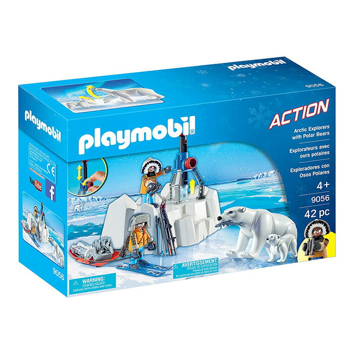 Playmobil 摩比 極地系列 9056 探險者與北極熊 【鯊玩具Toy Shark】
