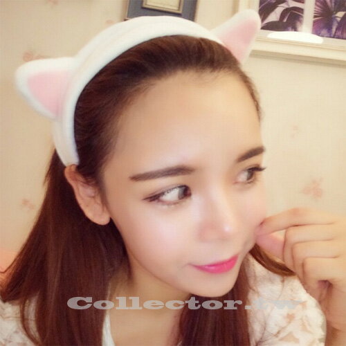 韓國-超萌貓耳朵束髮帶 貓耳髮箍