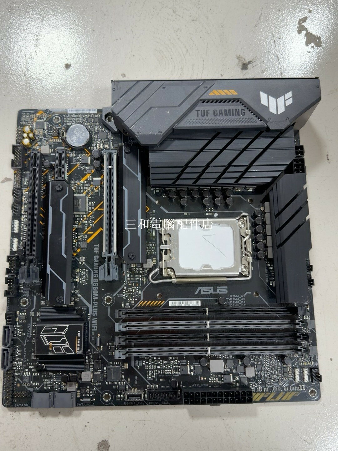 華碩 B660M 重炮手 WiFi DDR5 裸板 在保 實拍 送天線 功能正常