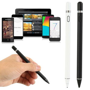 電容式觸控筆 1.45mm 超細筆頭 可充電 還原真實畫筆 畫畫 寫字 iPhone iPad 安卓平板手機