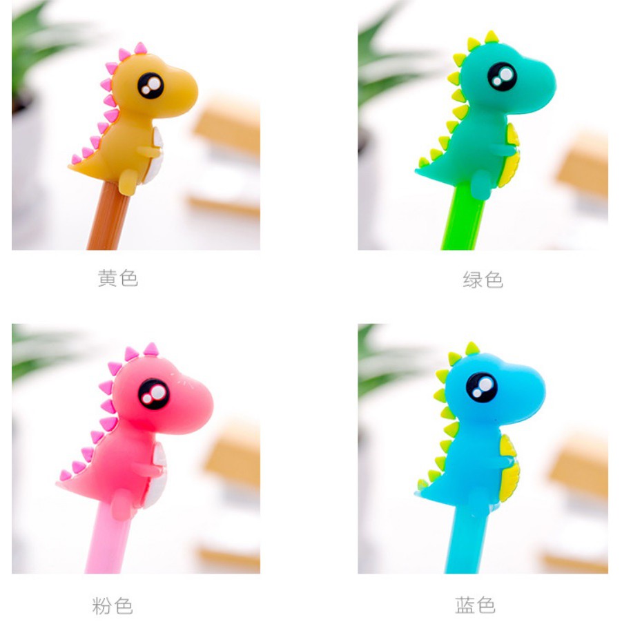 【可愛恐龍筆】創意文具 小恐龍 Q版 中性筆 黑色簽字筆 可愛 學生 贈品 4