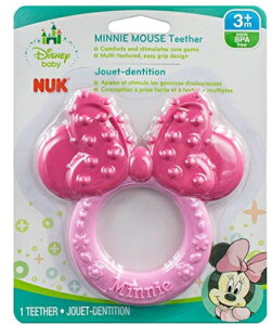 NUK Disney Teether 迪士尼 米妮固齒器 粉色 3m+【紫貝殼】