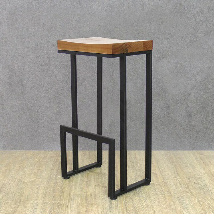 《喬治》 直腳 工業風 美式 吧檯椅 腳踏 高腳椅 休閒椅 商業空間 LOFT 【新生活家具】 0