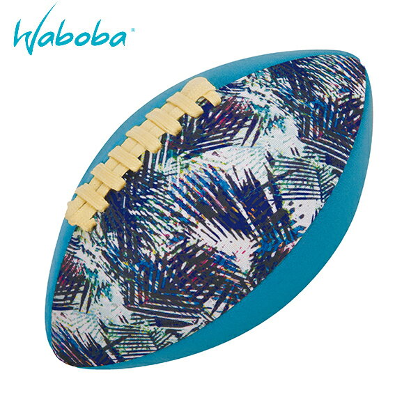 ｜享趣戶外｜瑞典《Waboba》9″ Beach Football – Blue Palms 沙灘橄欖球(藍)