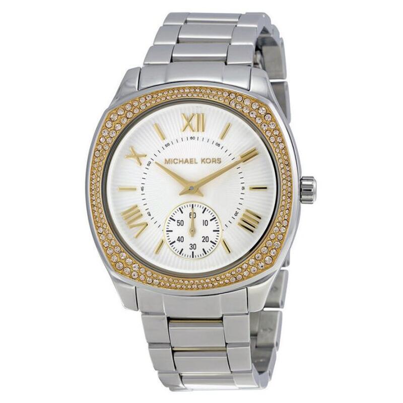 『Marc Jacobs旗艦店』美國代購 Michael Kors 雙色錶帶方圓形盤腕錶｜100%全新正品｜特價 ViVi歐日韓連線
